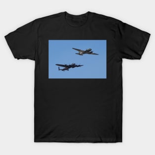 Avro Lancaster I and Douglas Dakota III T-Shirt